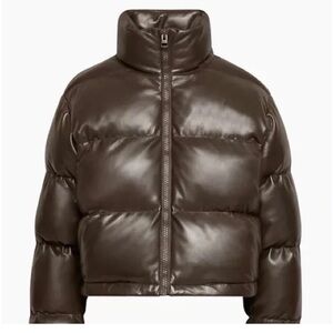 Aritzia Wilfred Vista Puffer Rich Mocha Brown Size Medium | Perfect Condition